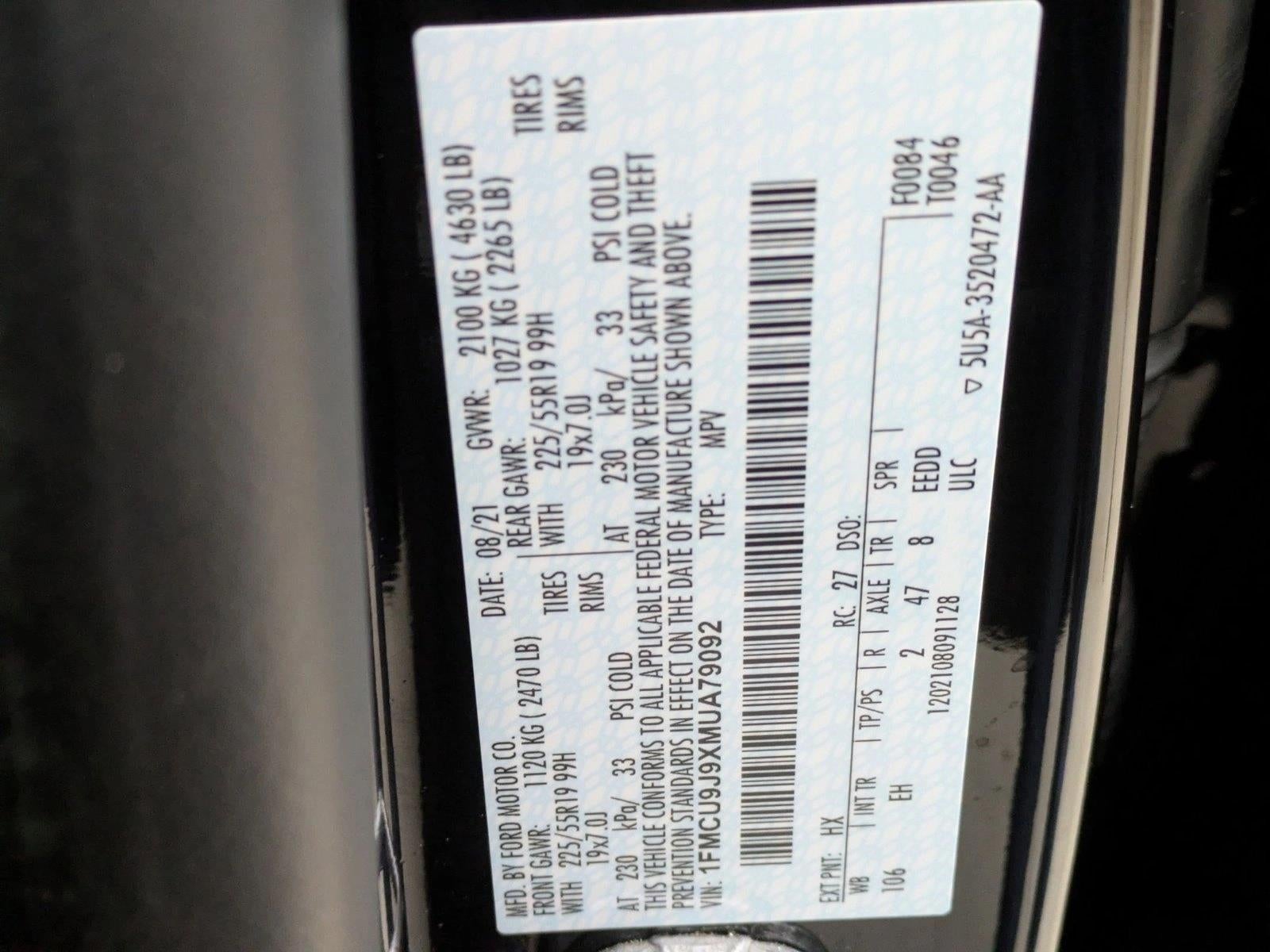 2021 Ford Escape Titanium