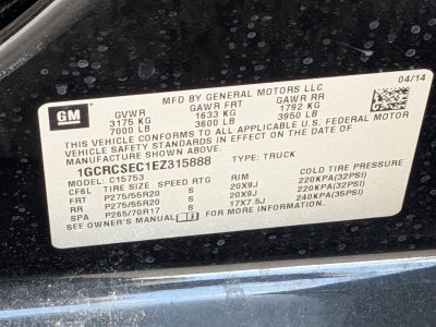 2014 Chevrolet Silverado 1500 LTZ