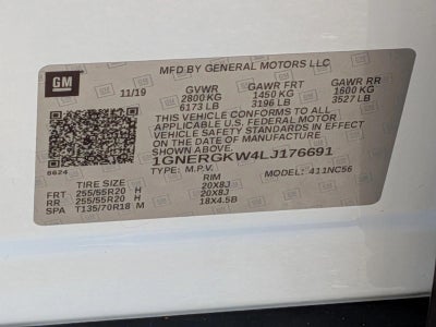 2020 Chevrolet Traverse LT Cloth