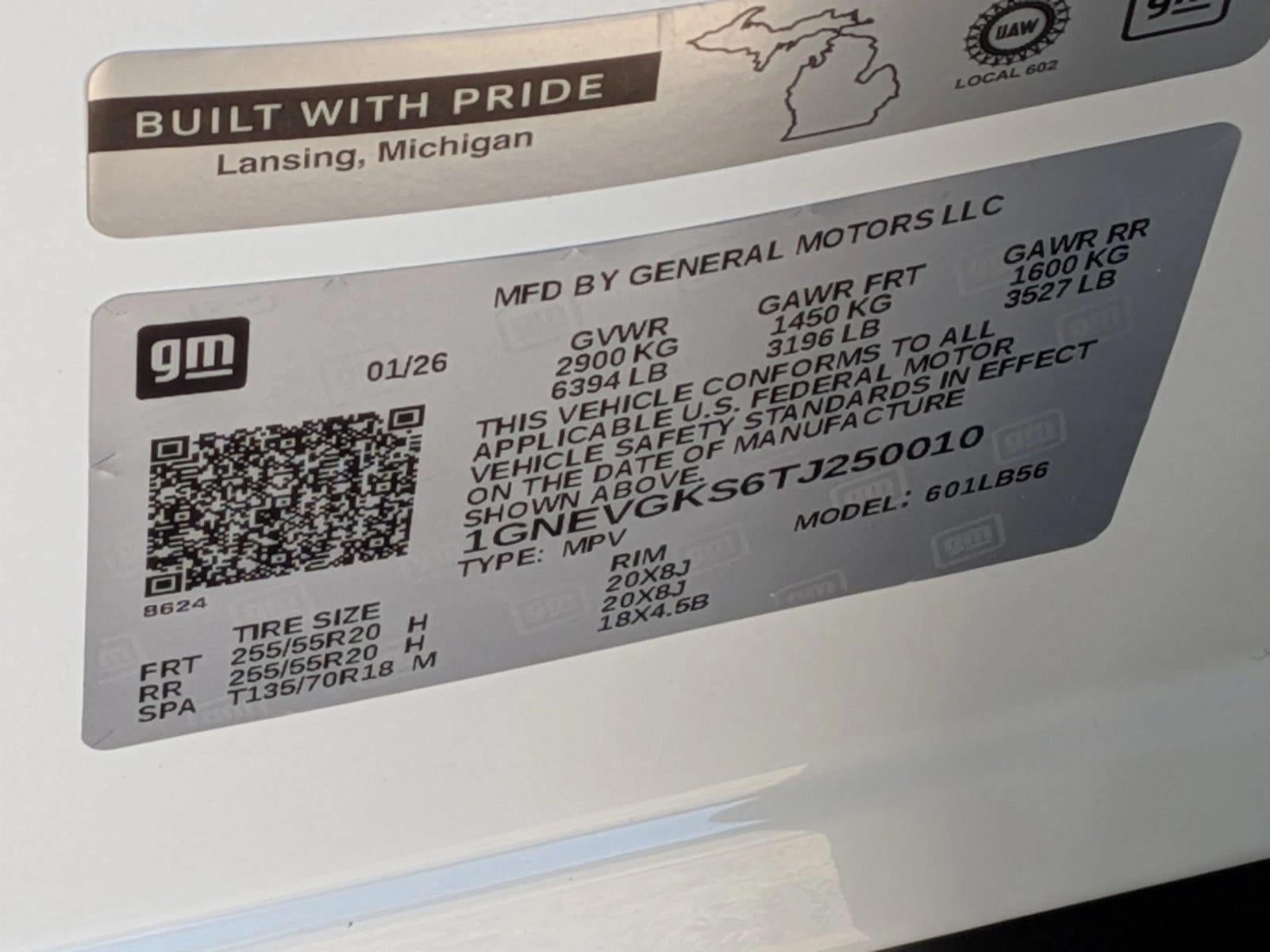 2026 Chevrolet Traverse LT