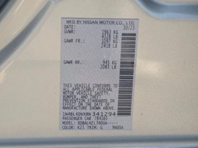 2024 Nissan Altima 2.5 SV