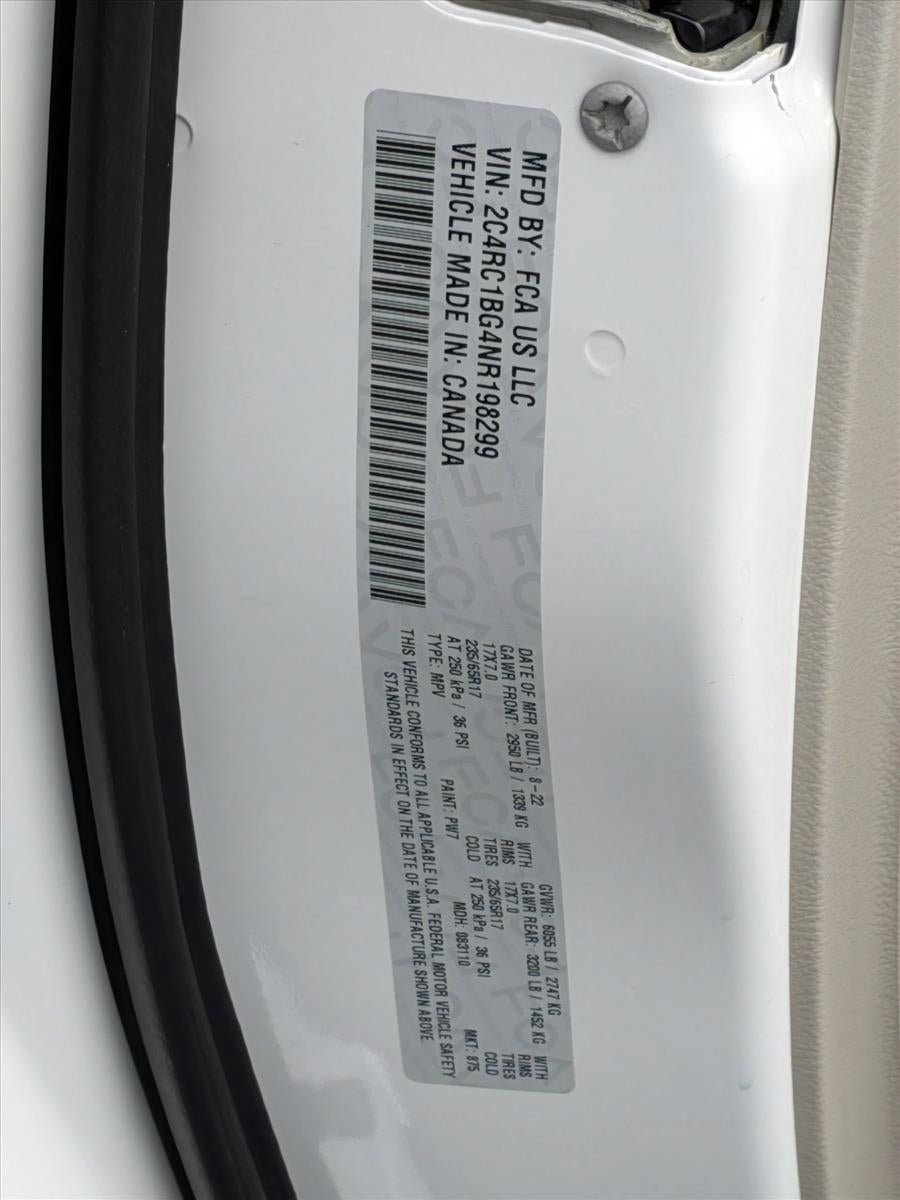 2022 Chrysler Pacifica Touring L