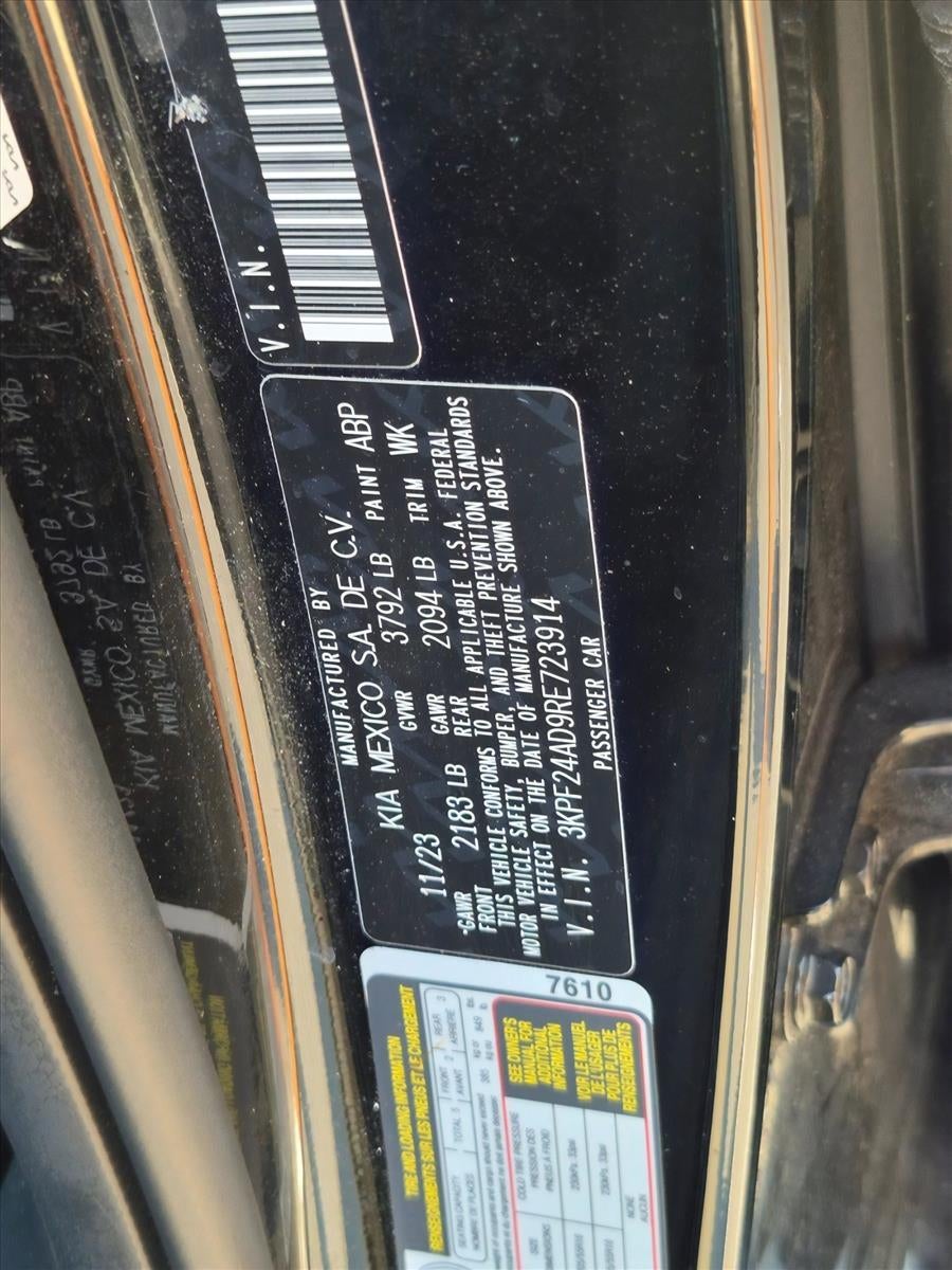 2024 Kia Forte LXS