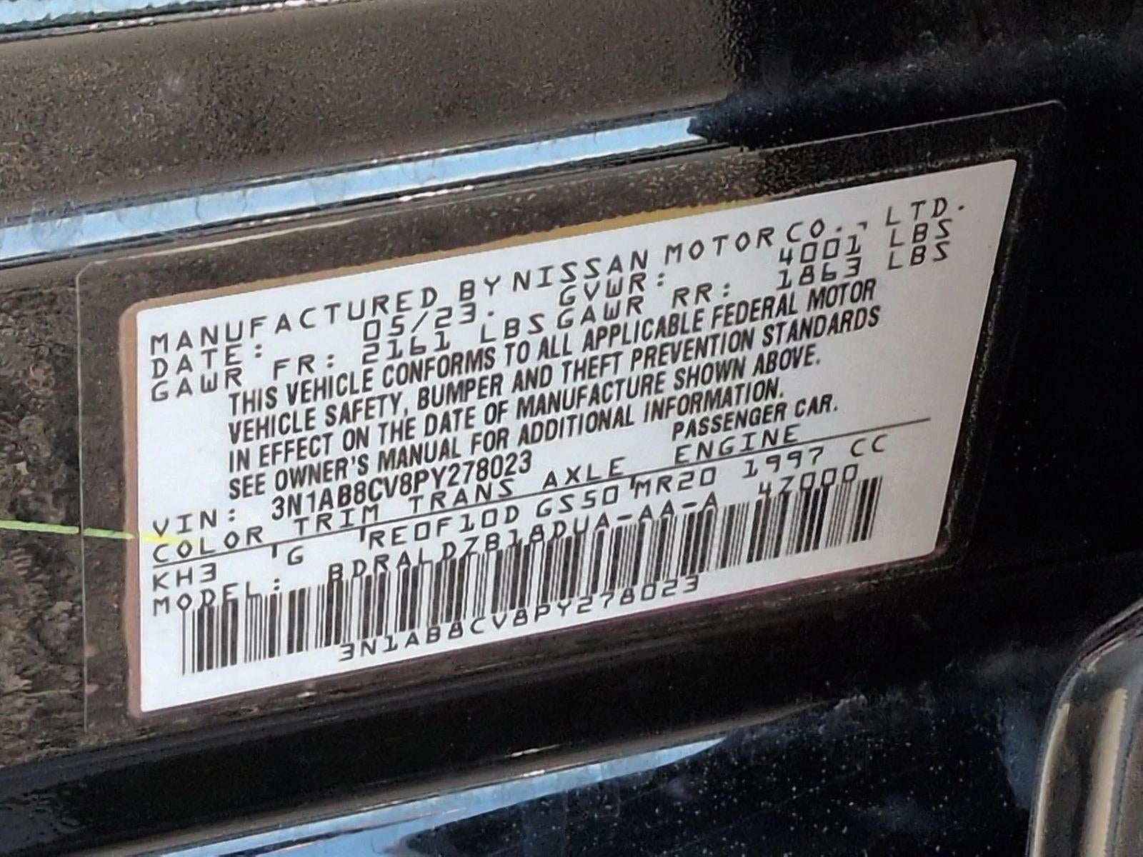 2023 Nissan Sentra SV Xtronic CVT