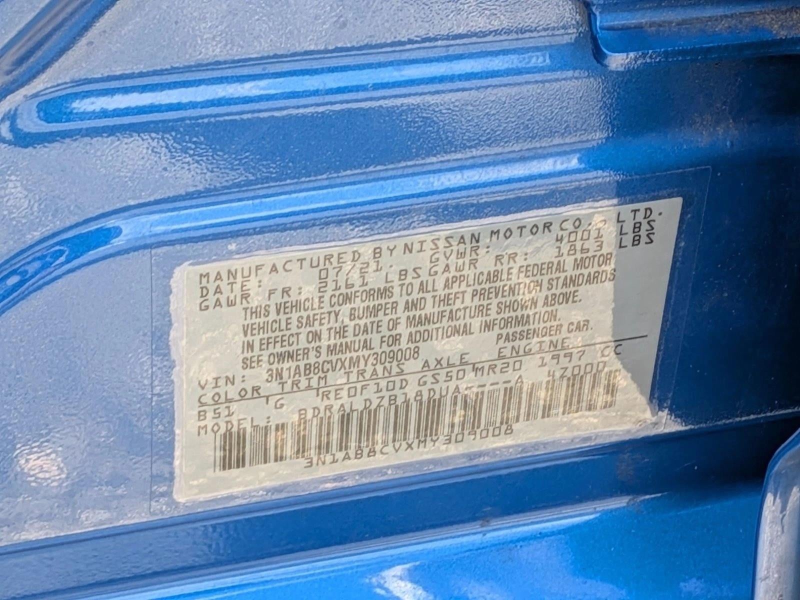 2021 Nissan Sentra SV Xtronic CVT