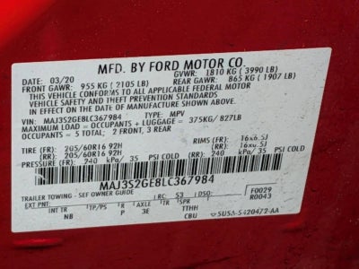 2020 Ford EcoSport SE