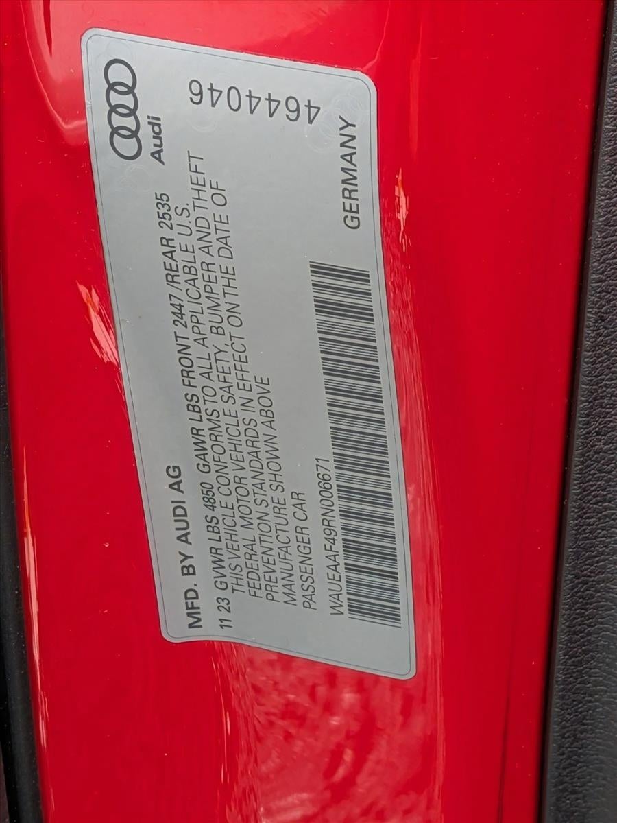 2024 Audi A4 Sedan S line Premium Plus