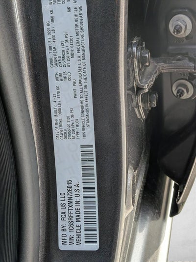 2021 RAM 1500 Big Horn Crew Cab 4x4 5'7" Box