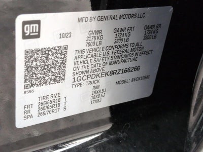 2024 Chevrolet Silverado 1500 LT (2FL)