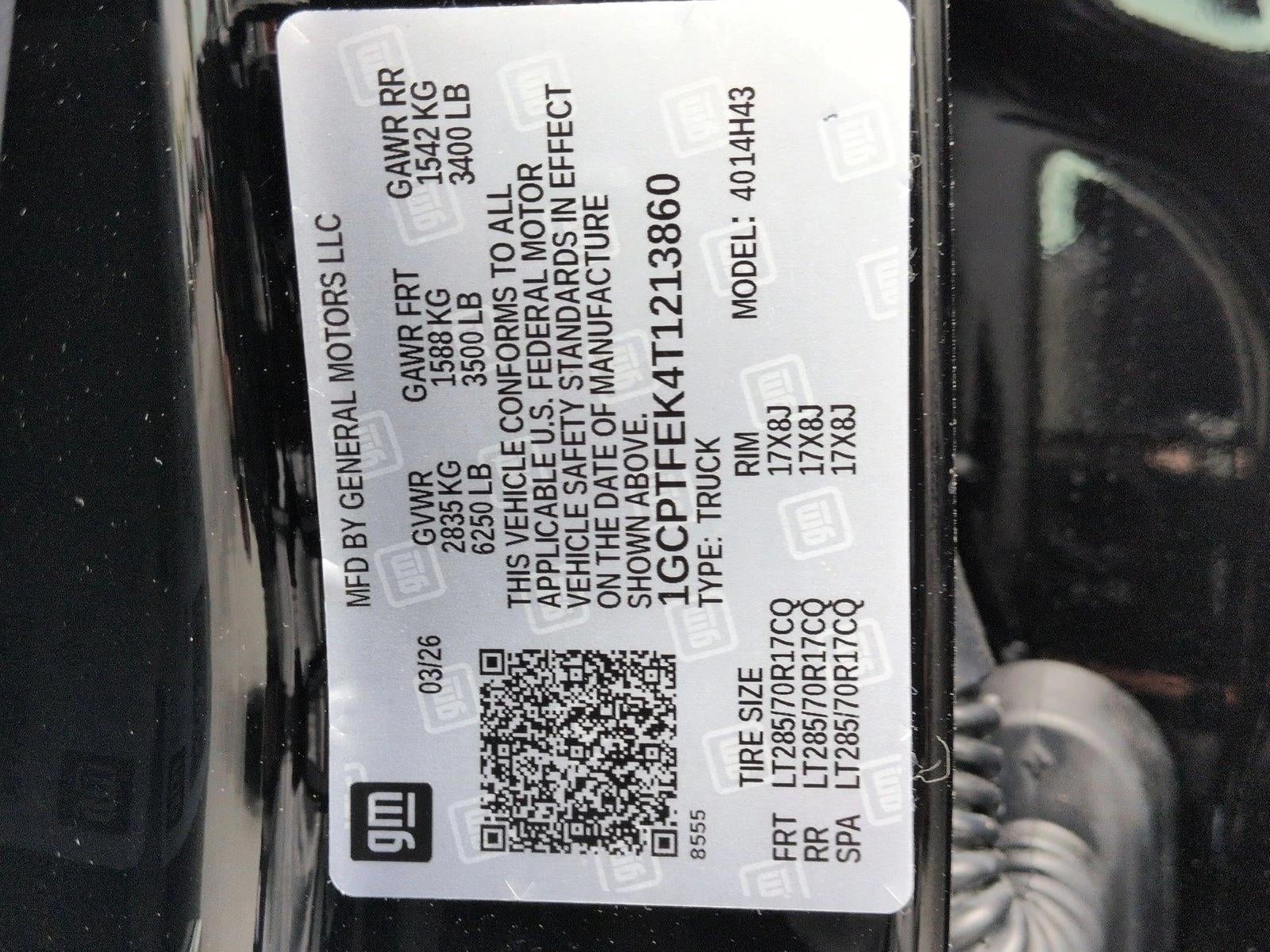 2026 Chevrolet Colorado ZR2