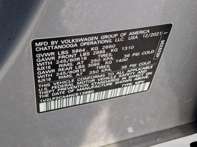 2022 Volkswagen Atlas 2.0T SE