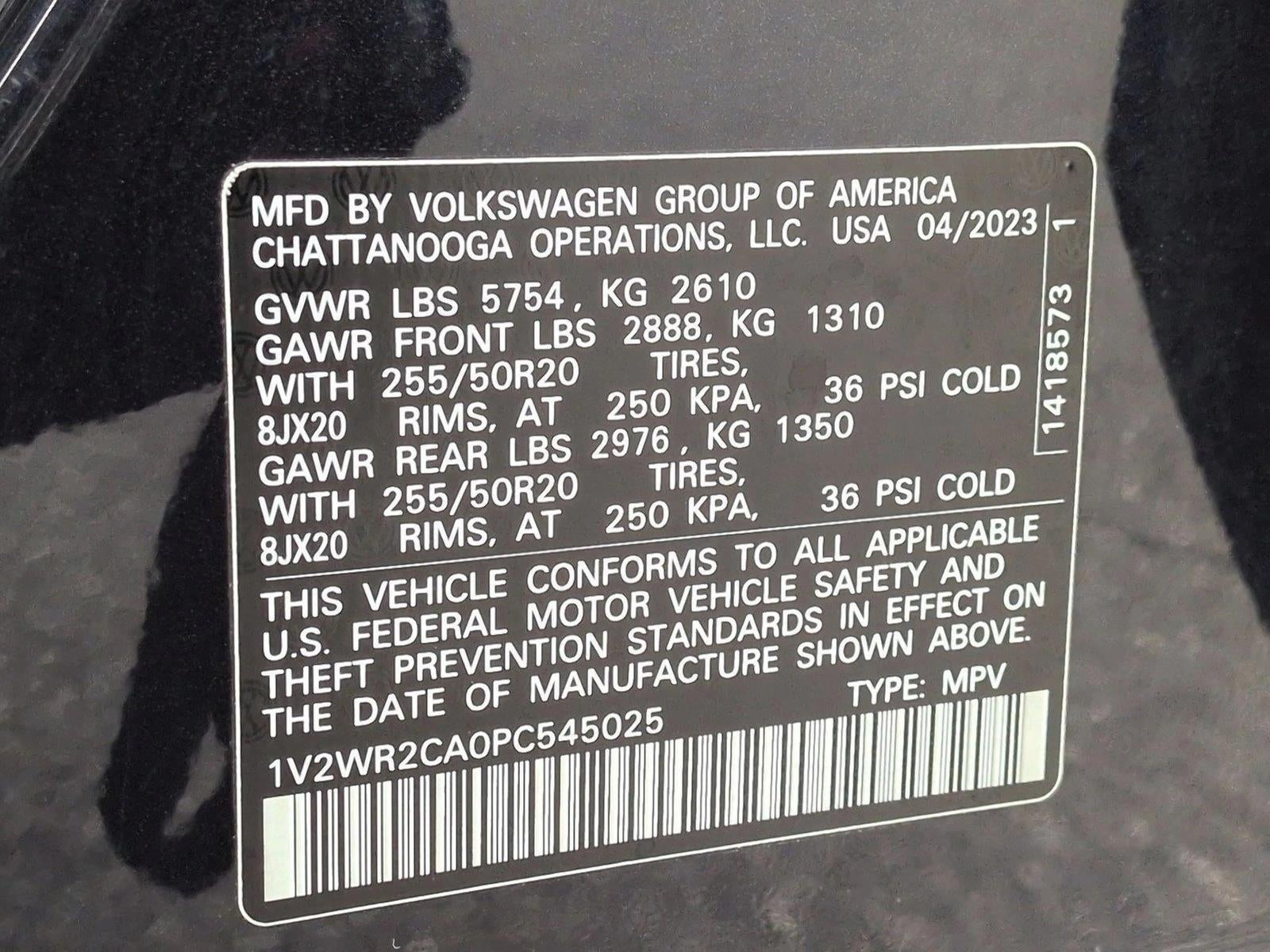 2023 Volkswagen Atlas 3.6L V6 SE w/Technology