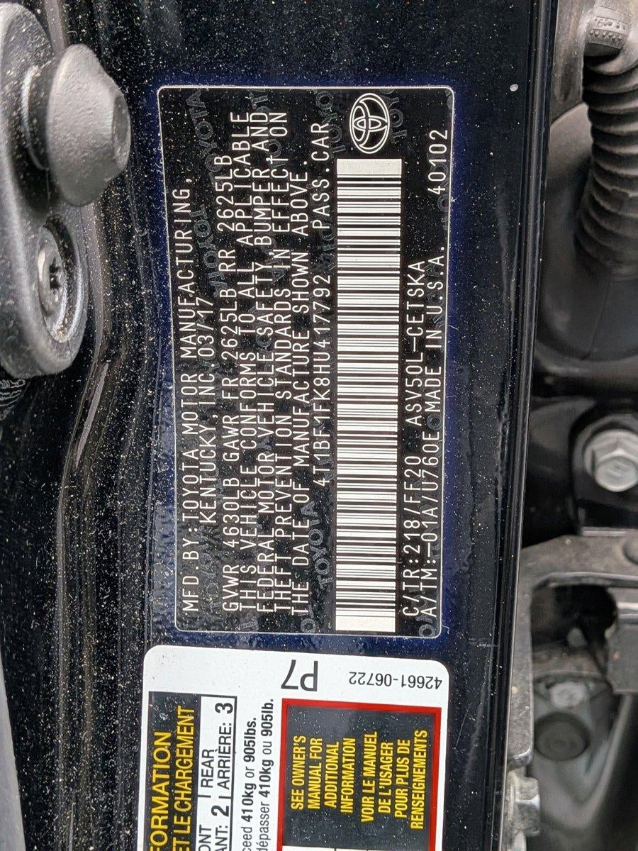 2017 Toyota Camry XLE