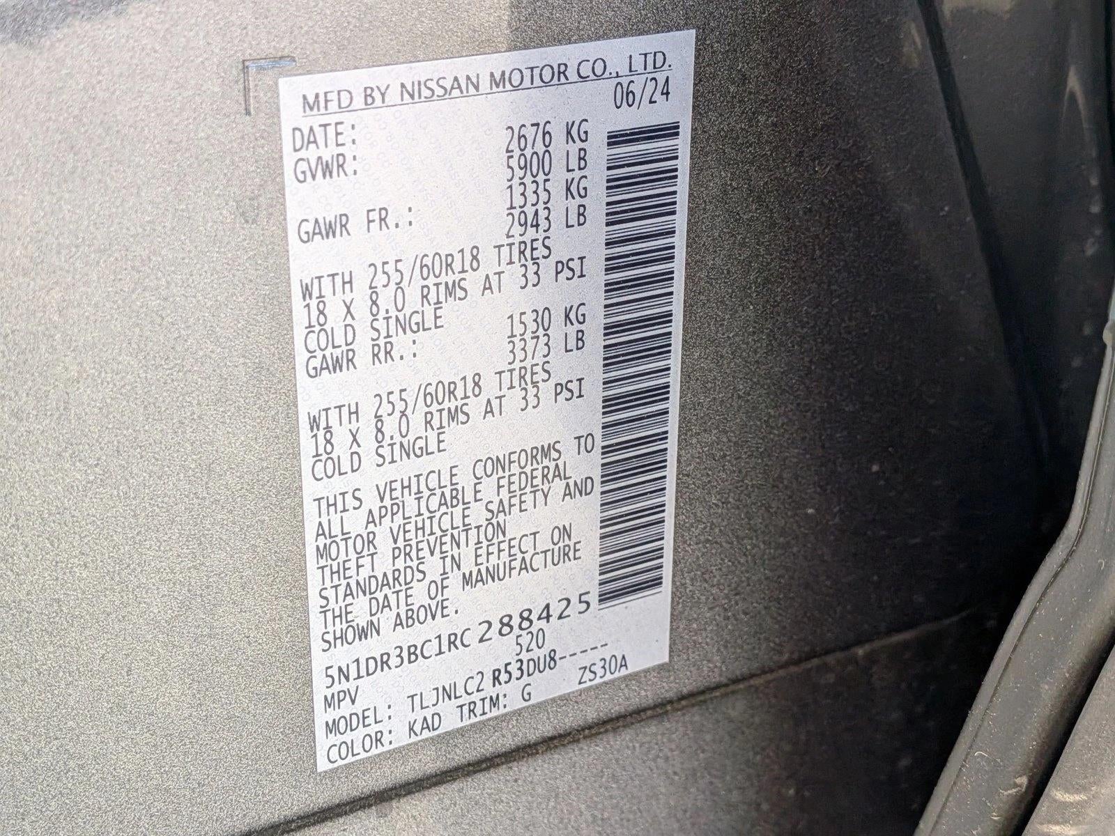 2024 Nissan Pathfinder SV 4WD