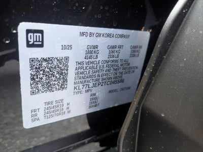 2026 Chevrolet Trax 2RS