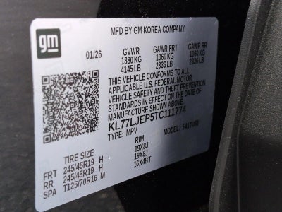 2026 Chevrolet Trax 2RS