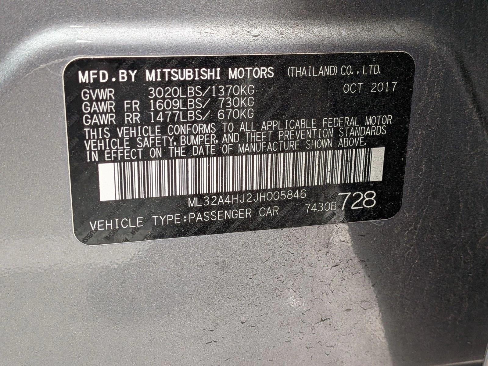 2018 Mitsubishi Mirage SE