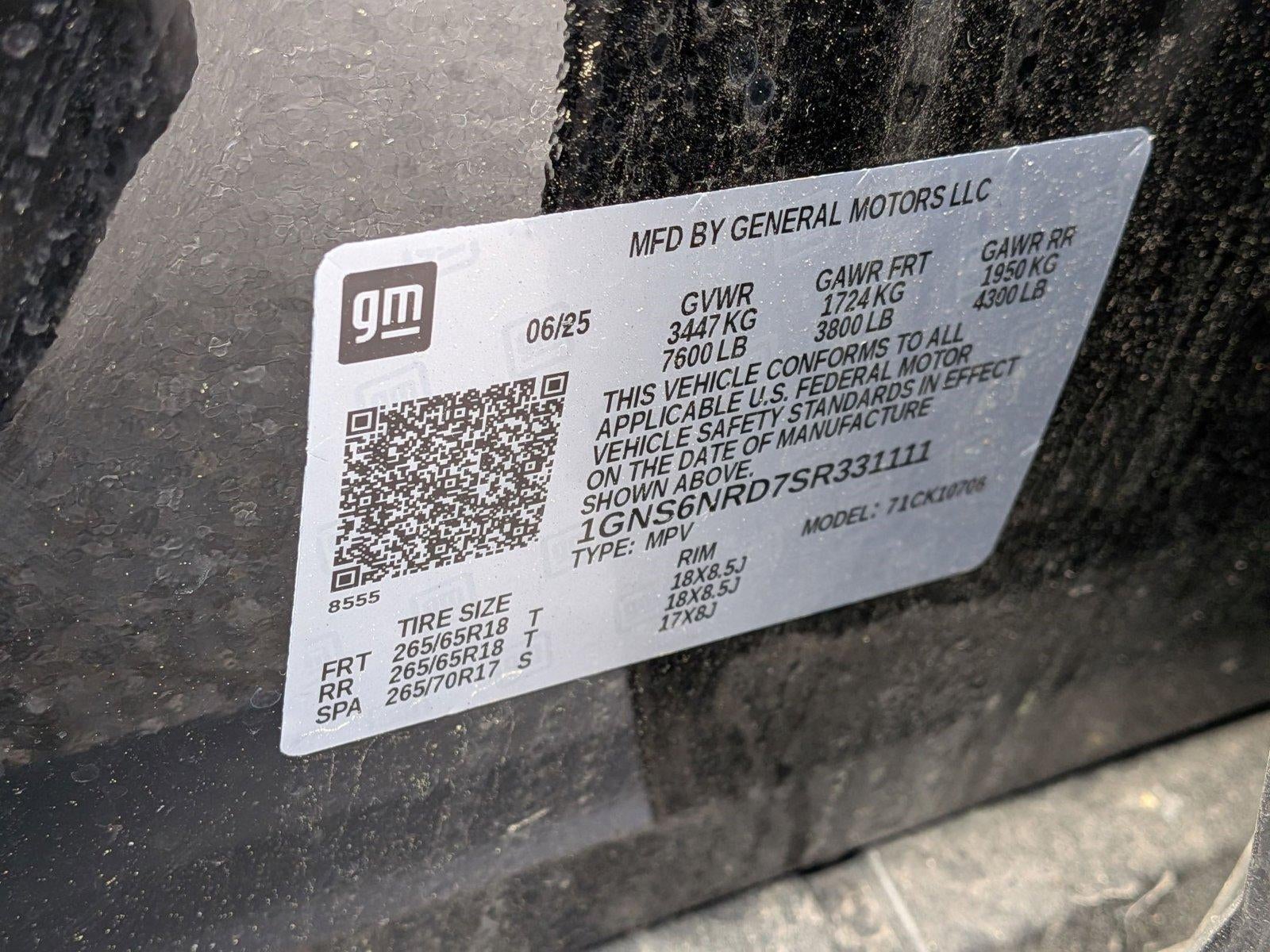 2025 Chevrolet Tahoe LT