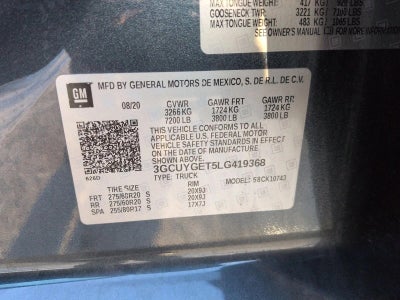 2020 Chevrolet Silverado 1500 LTZ