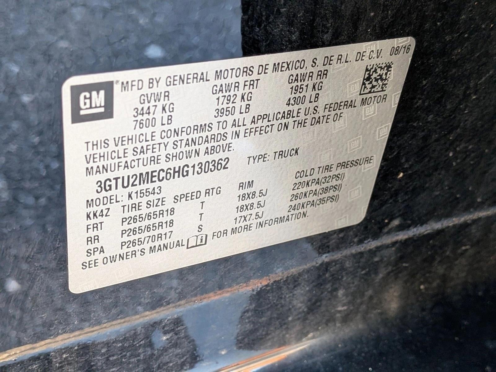 2017 GMC Sierra 1500 SLE