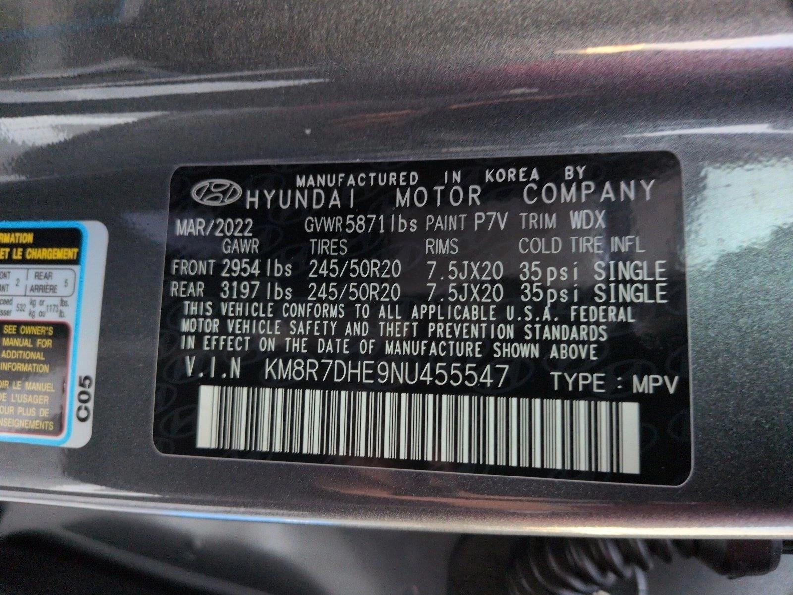 2022 Hyundai Palisade Calligraphy