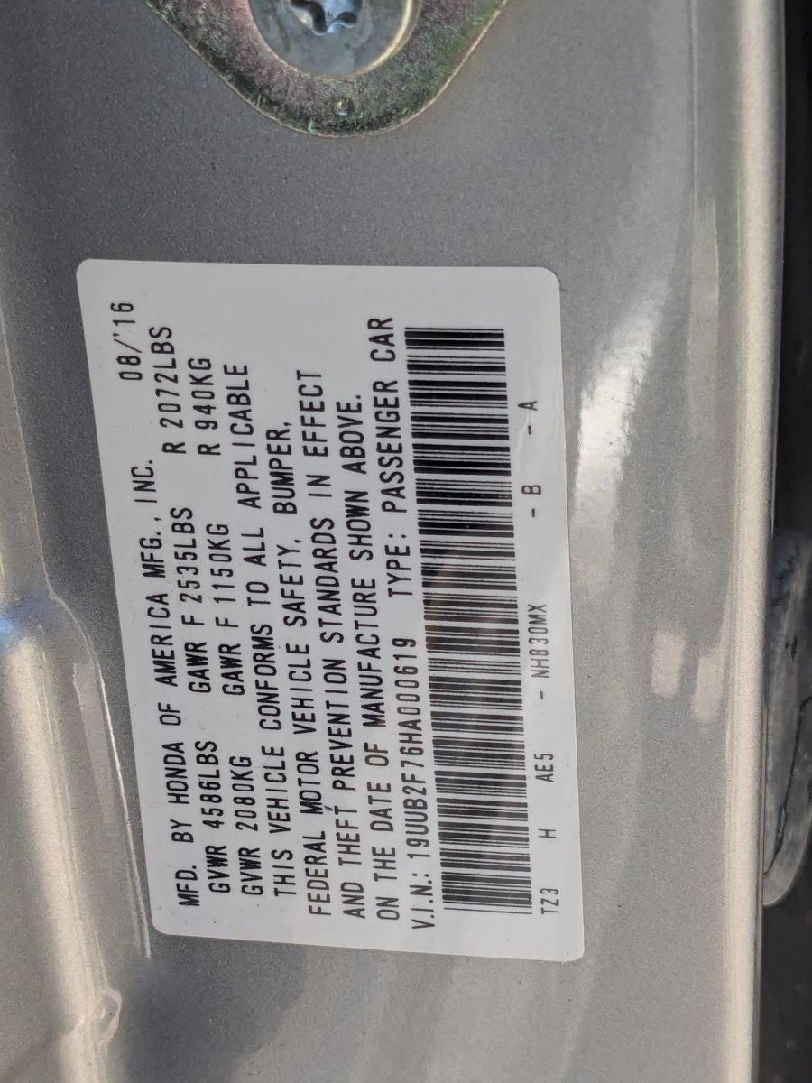 2017 Acura TLX FWD V6 w/Advance Pkg
