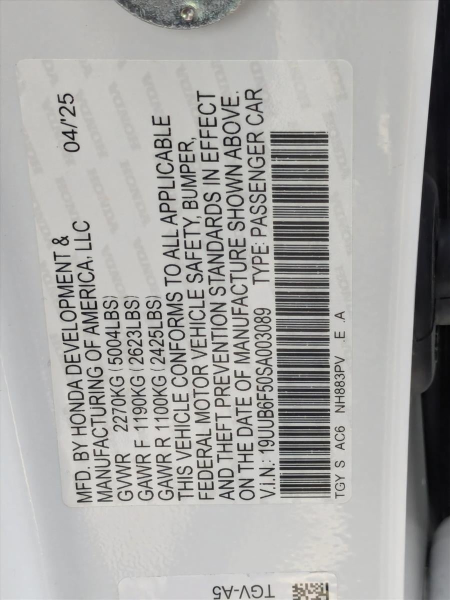 2025 Acura TLX SH-AWD w/A-Spec Package