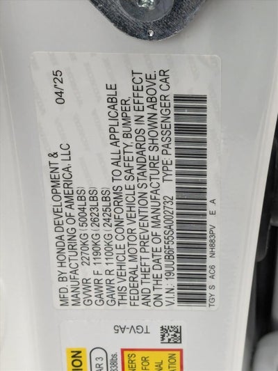 2025 Acura TLX SH-AWD w/A-Spec Package