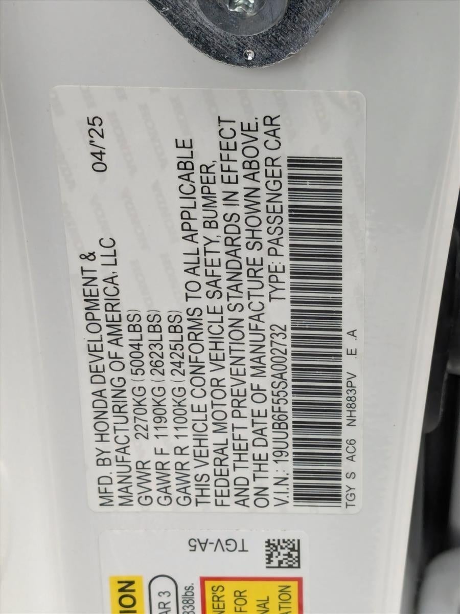 2025 Acura TLX SH-AWD w/A-Spec Package