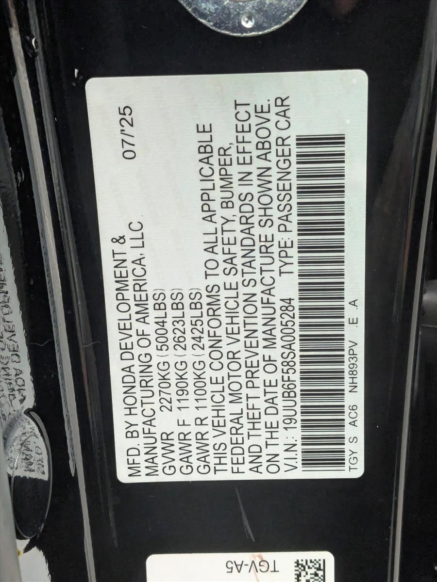 2025 Acura TLX SH-AWD w/A-Spec Package