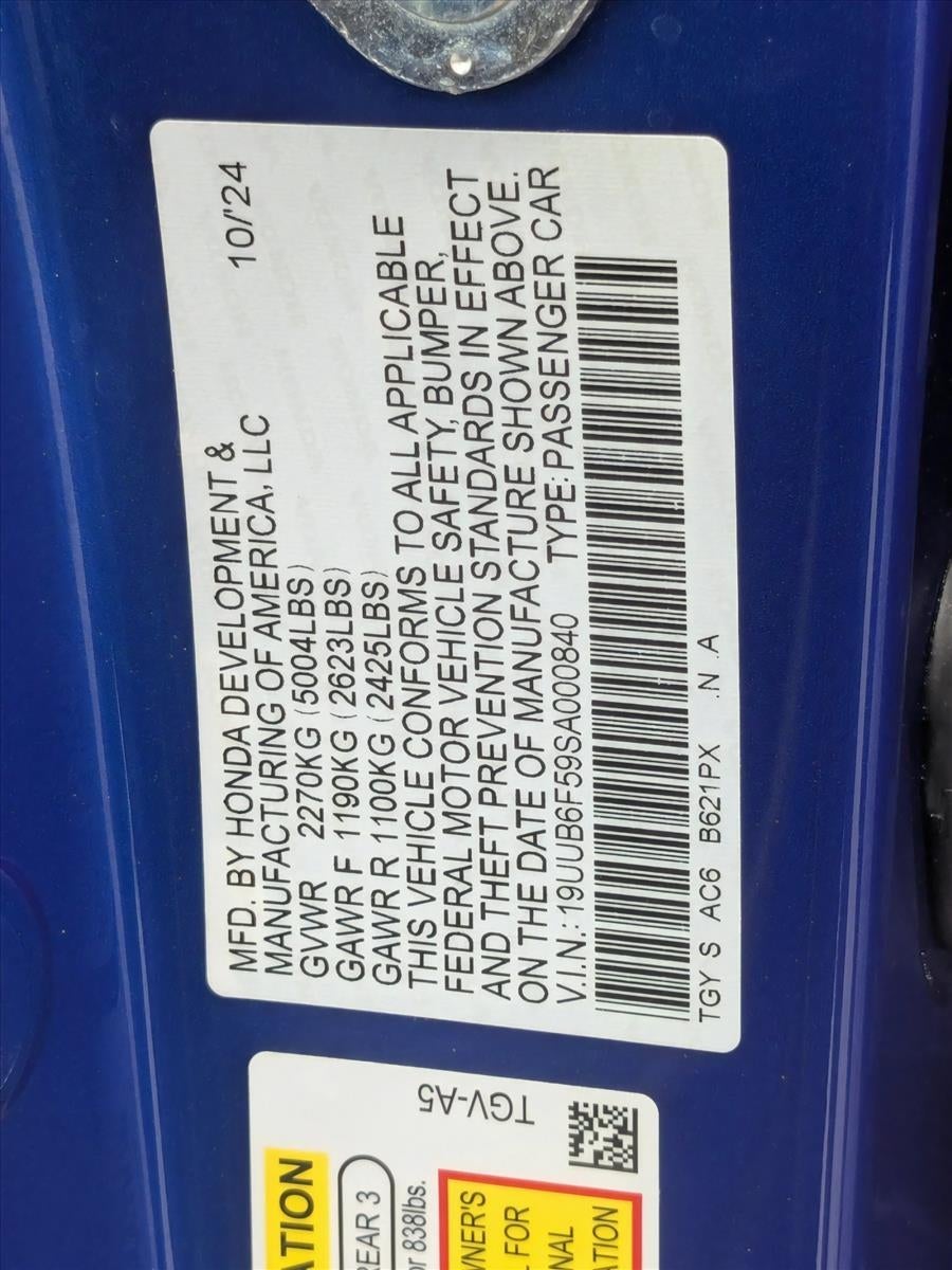 2025 Acura TLX SH-AWD w/A-Spec Package