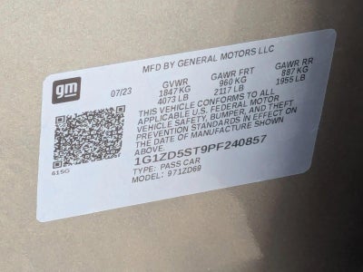 2023 Chevrolet Malibu 4dr Sdn 1LT