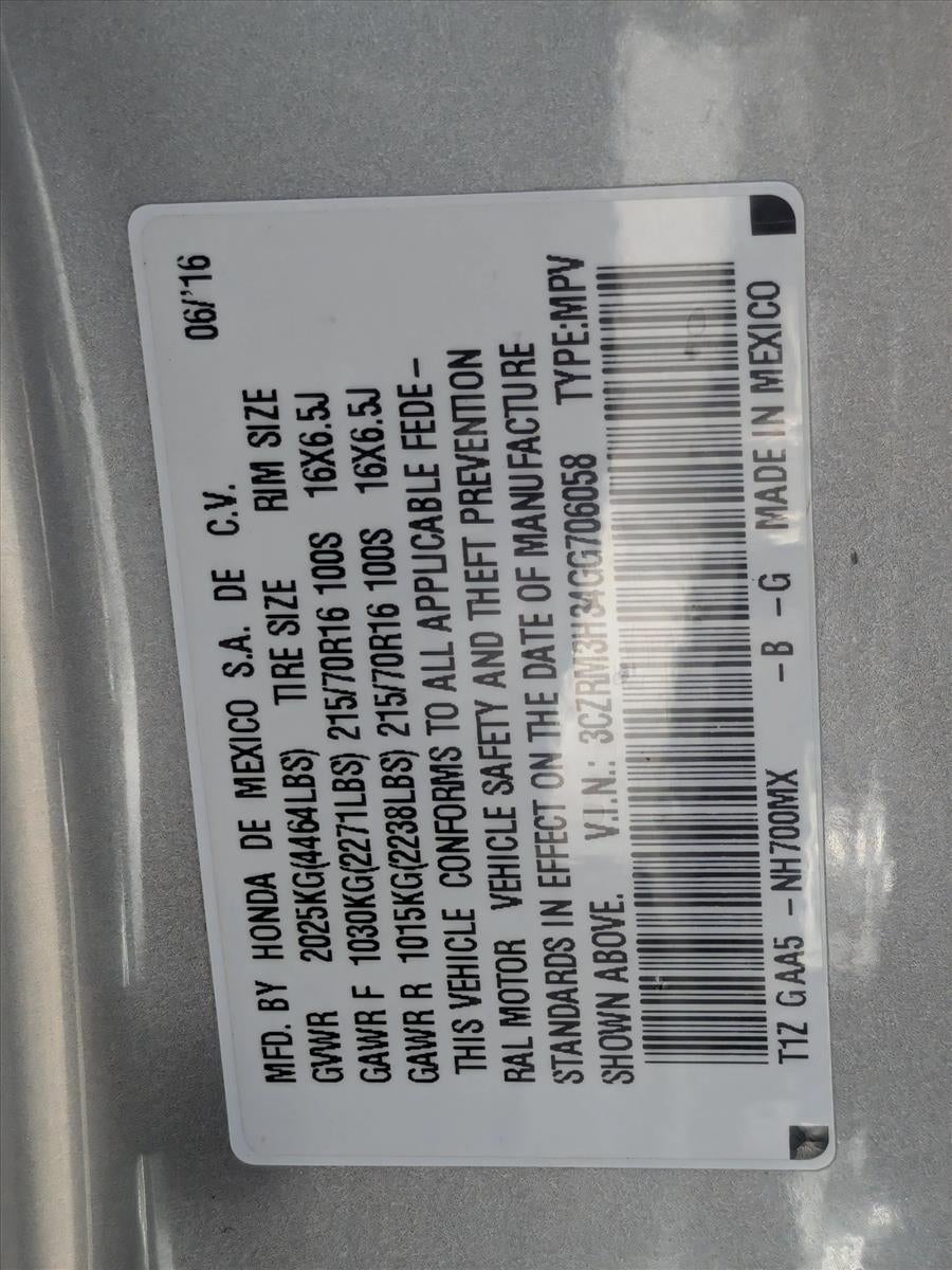 2016 Honda CR-V LX 2WD