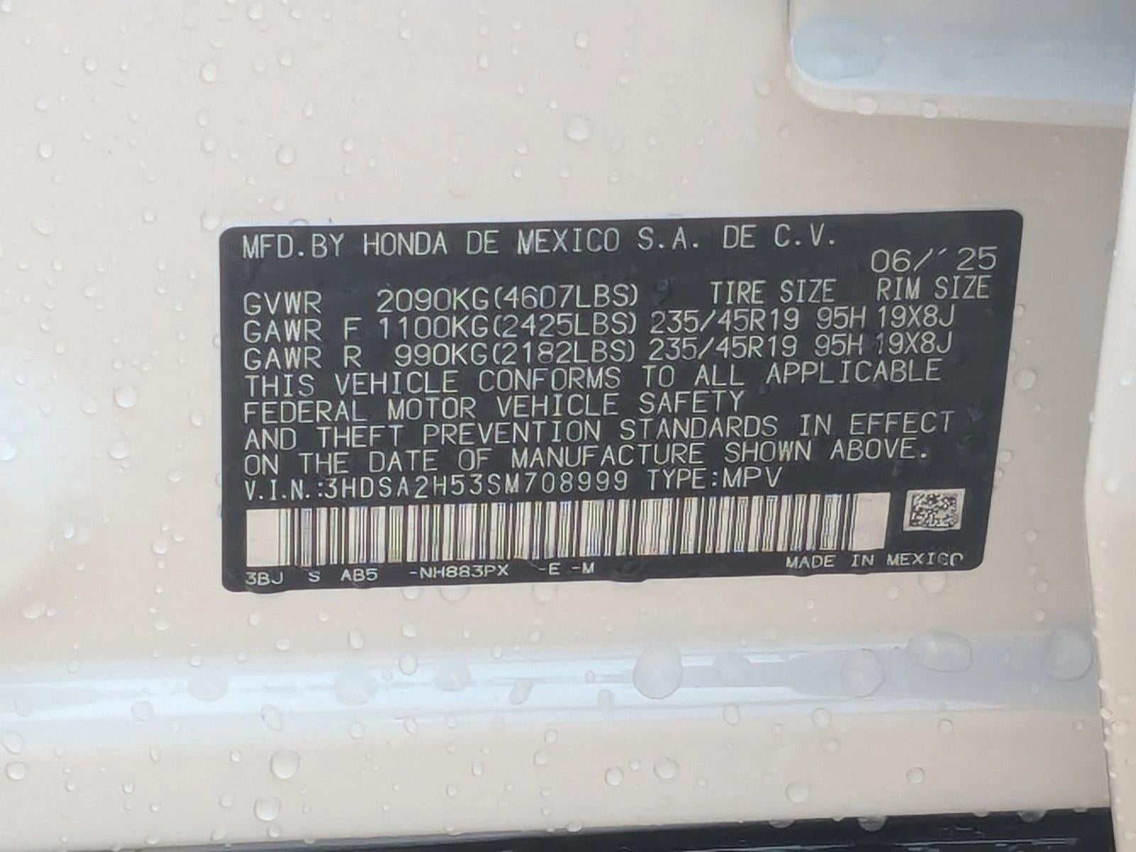 2025 Acura ADX AWD w/A-Spec Package