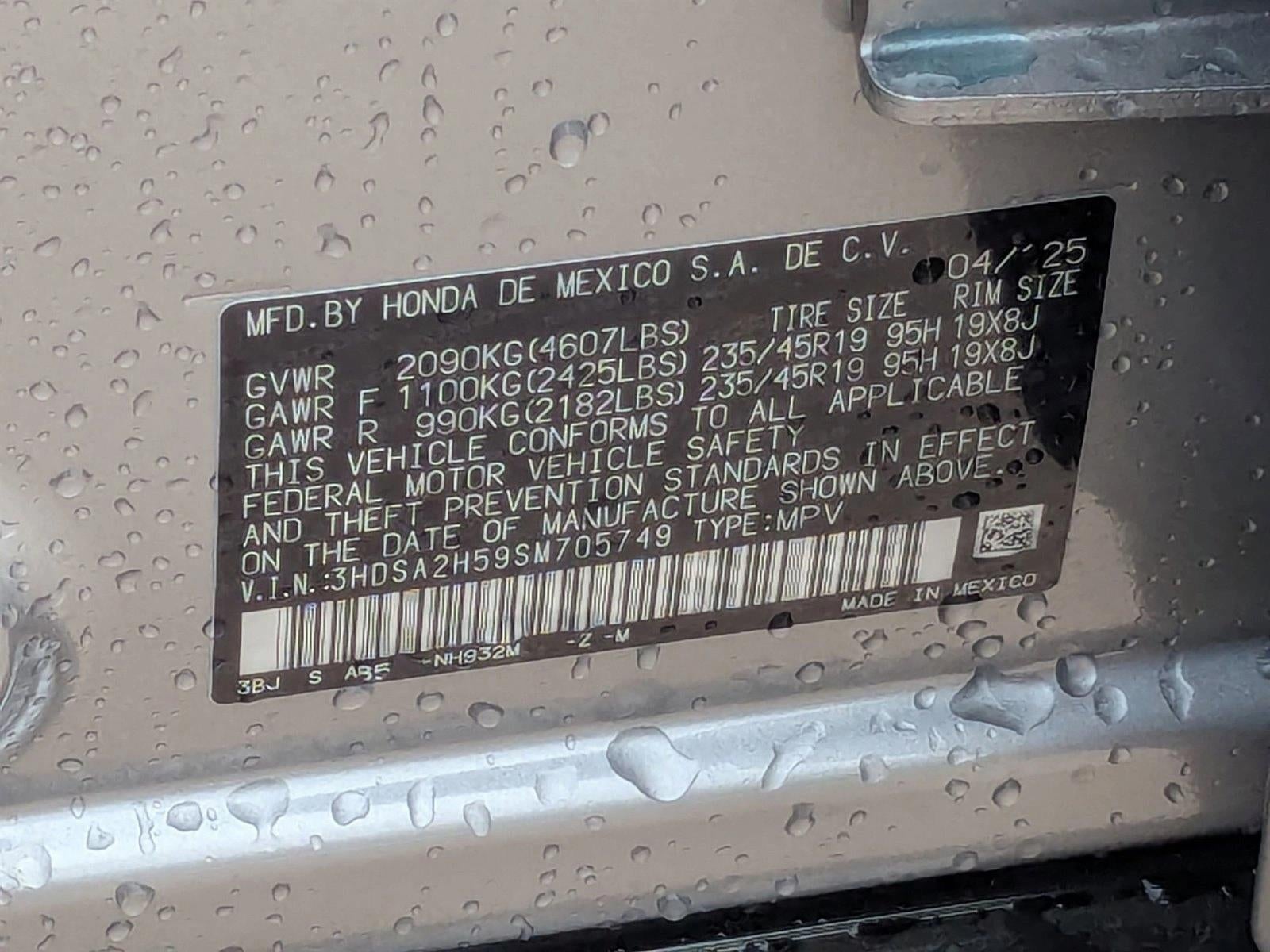 2025 Acura ADX AWD w/A-Spec Package