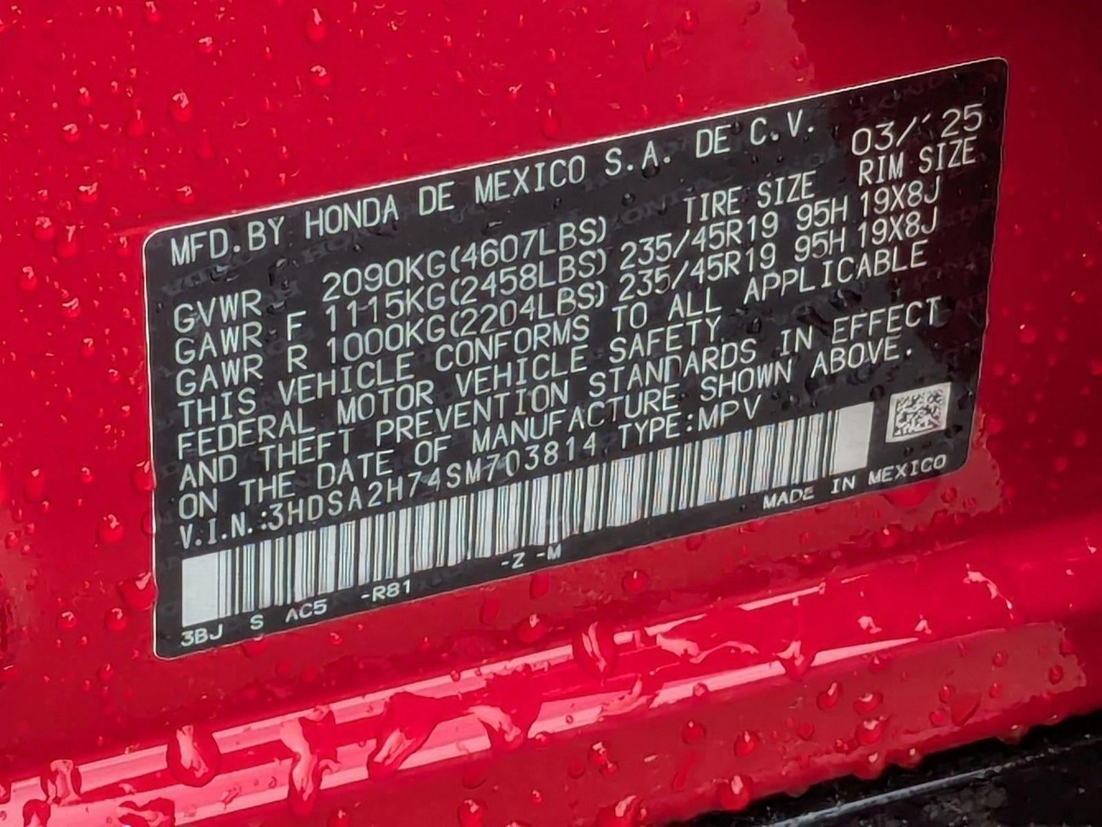 2025 Acura ADX AWD w/A-Spec Advance Package