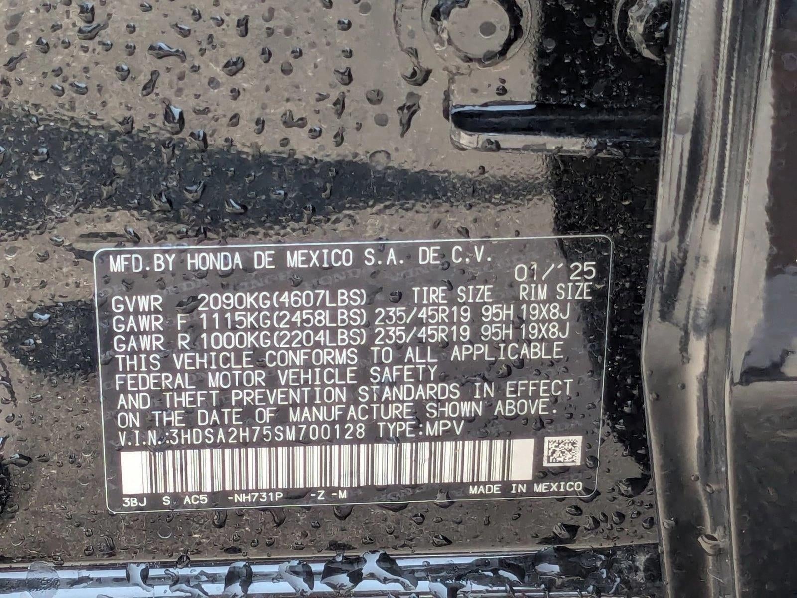 2025 Acura ADX AWD w/A-Spec Advance Package