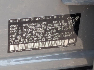 2025 Acura ADX AWD w/A-Spec Advance Package