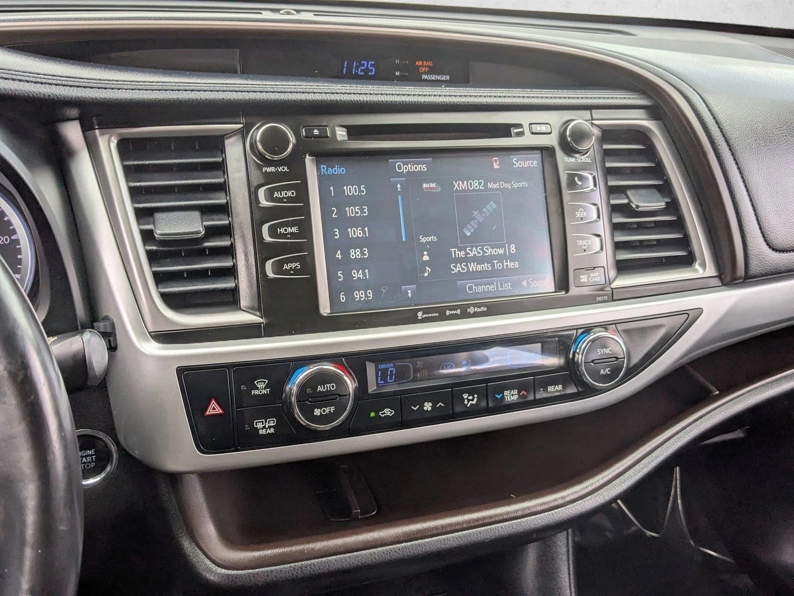 2017 Toyota Highlander XLE V6 AWD (Natl)