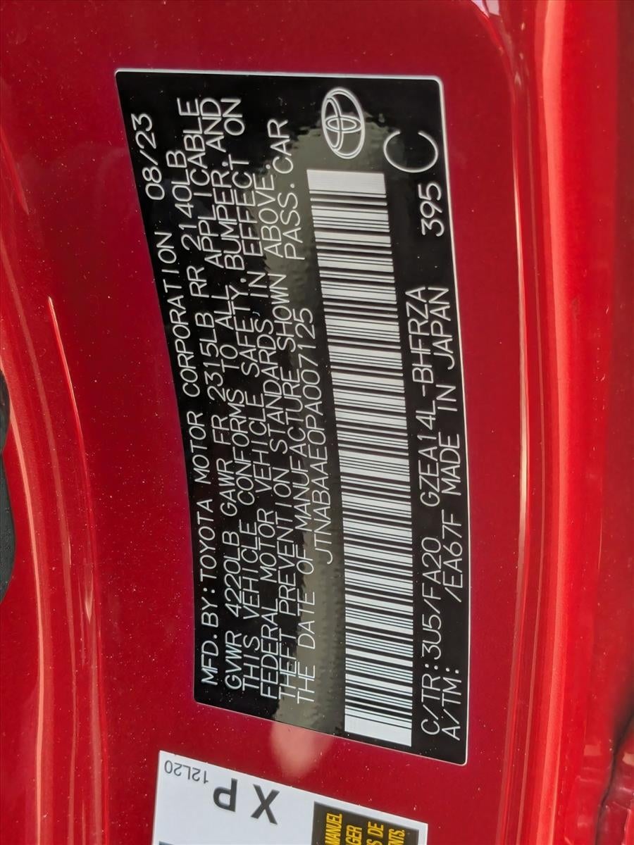 2023 Toyota GR Corolla Core Manual (Natl)