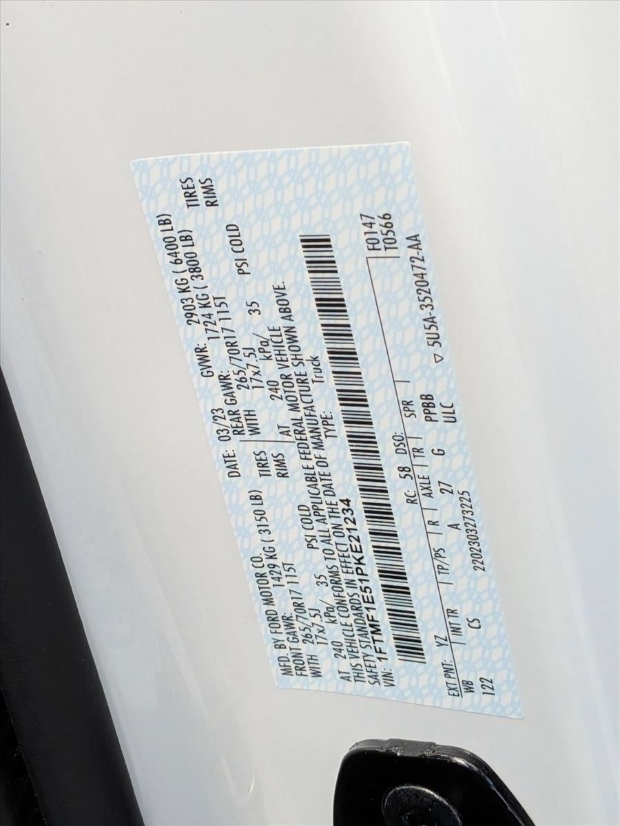 2023 Ford F-150 XL 4WD Reg Cab 6.5' Box