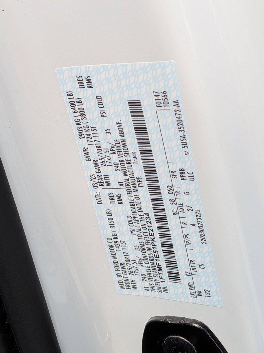 2023 Ford F-150 XL 4WD Reg Cab 6.5' Box