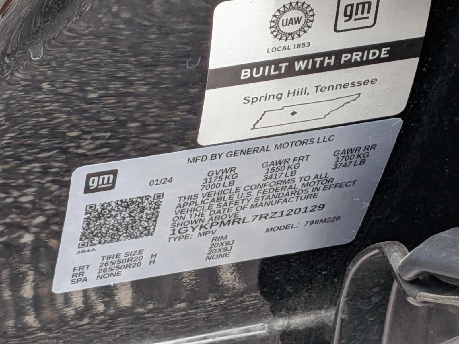 2024 Cadillac LYRIQ 4dr Tech w/1SA
