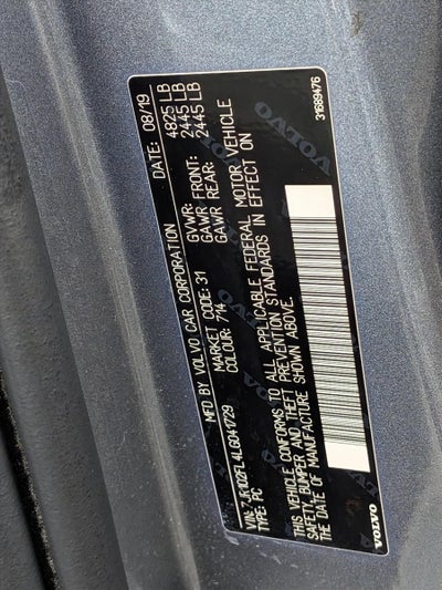 2020 Volvo S60 T5 FWD Inscription