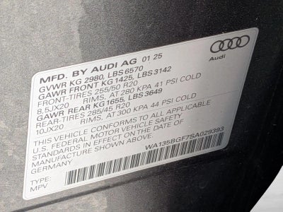 2025 Audi SQ6 e-tron Prestige quattro