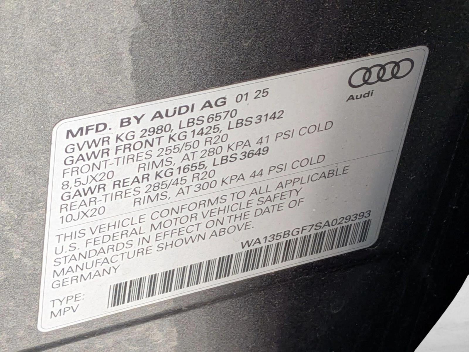 2025 Audi SQ6 e-tron Prestige quattro