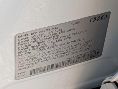 2026 Audi Q3 S line quattro