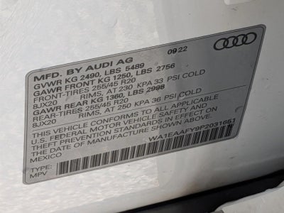 2023 Audi Q5 S line Premium Plus 45 TFSI quattro