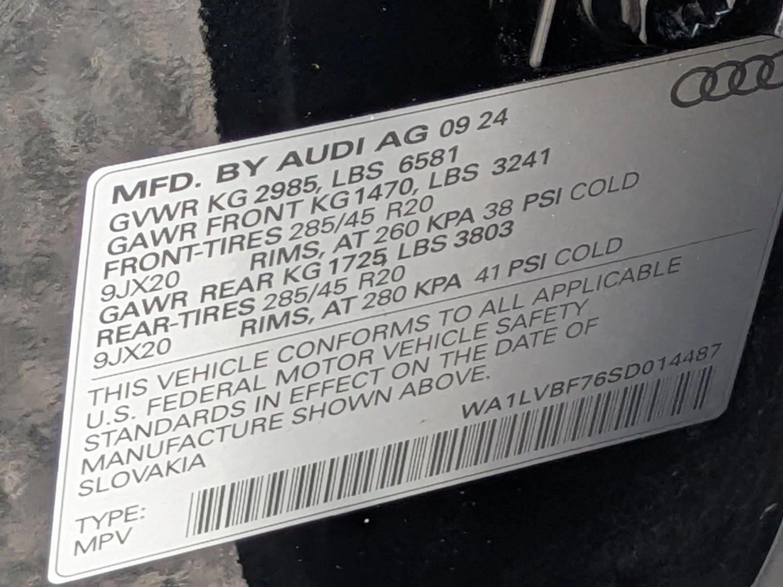 2025 Audi Q7 Premium Plus 55 TFSI quattro