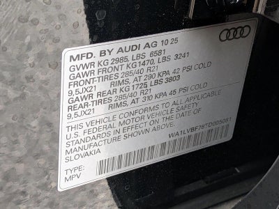 2026 Audi Q7 Premium Plus 55 quattro *Ltd Avail*